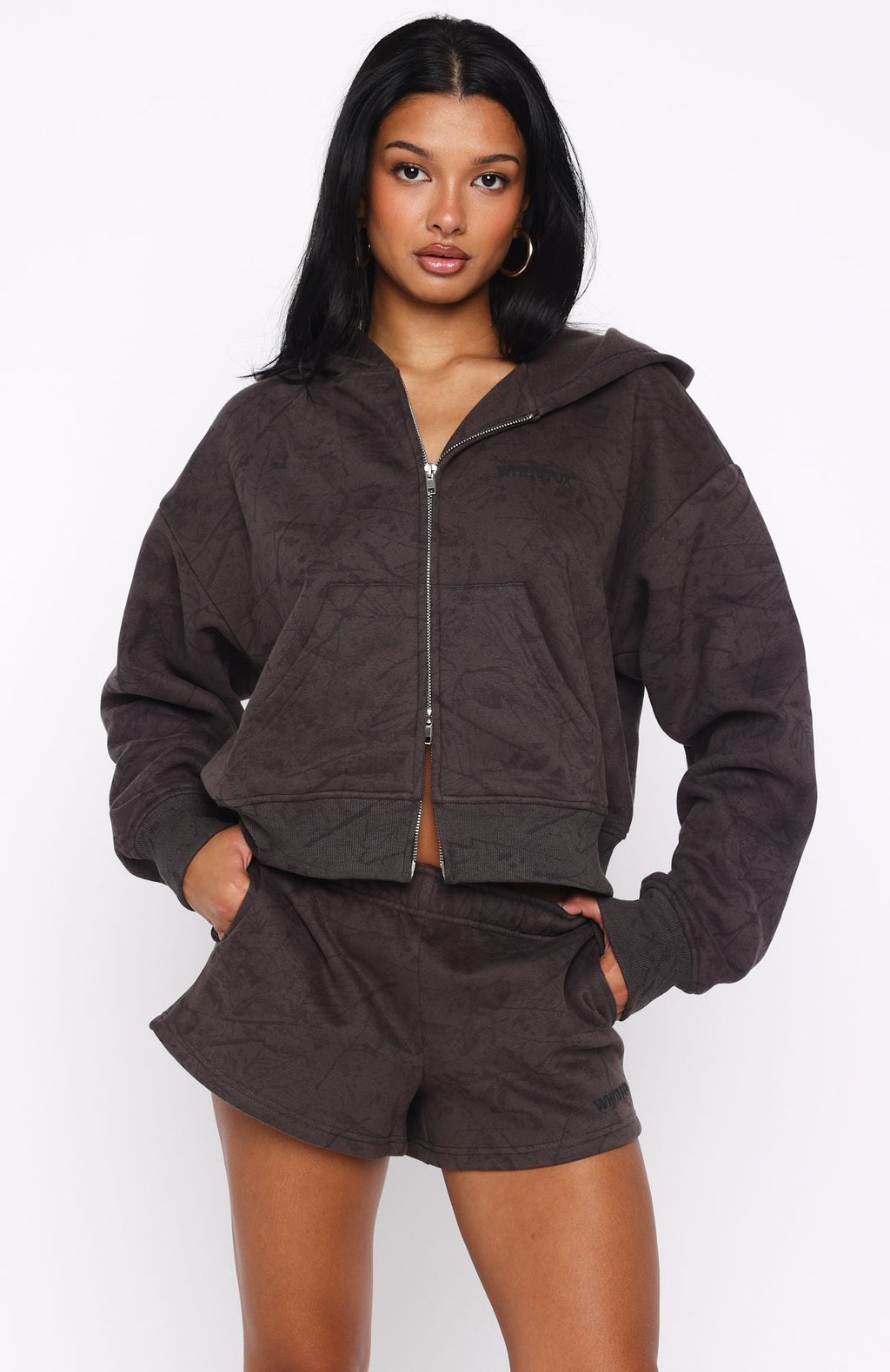 Hiding Away Lounge Shorts Dark Camo
