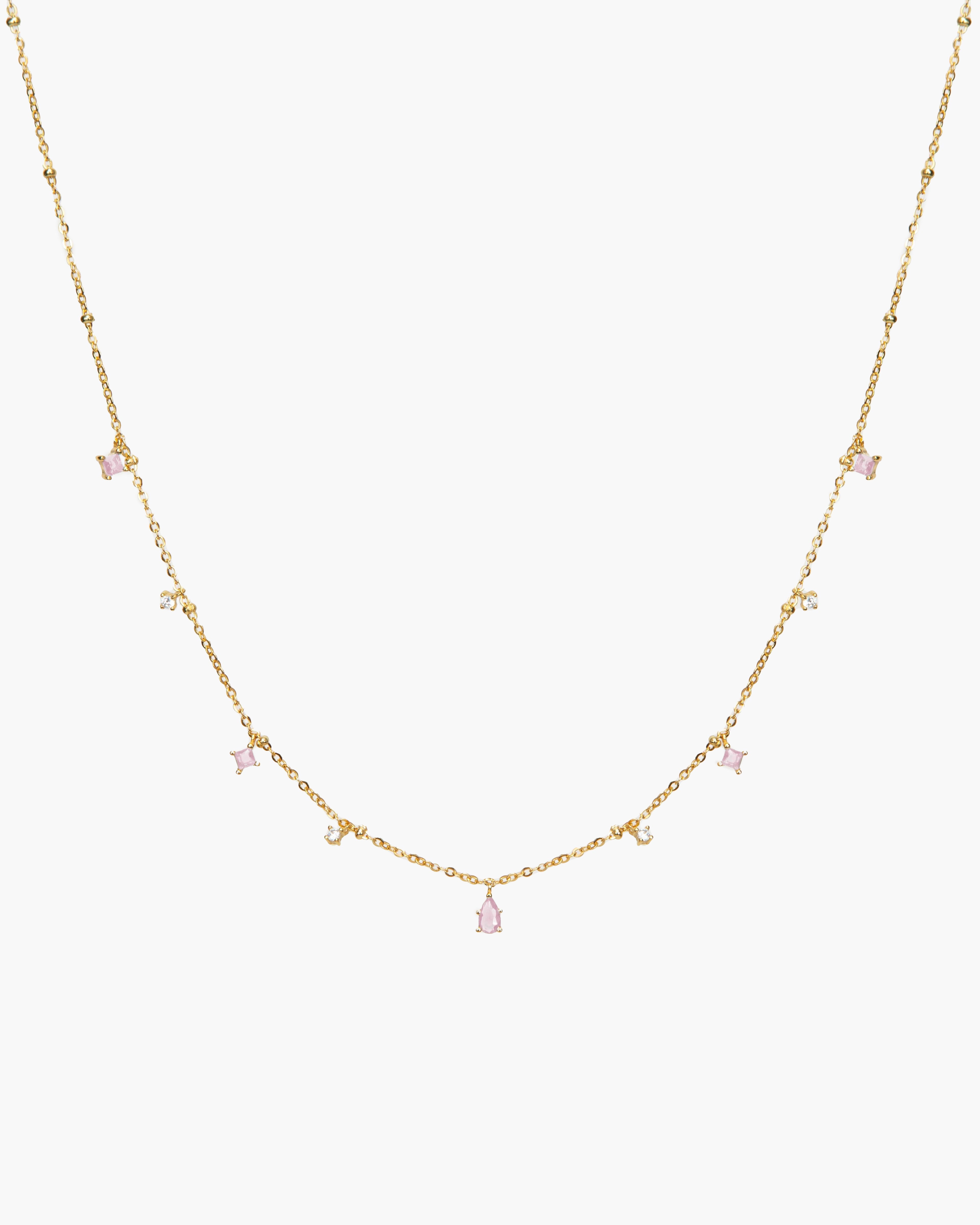 Elysee Necklace in Pink